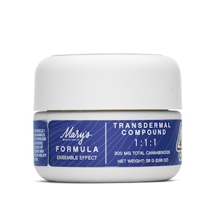 Mary's medicinals - FORMULA TRANSDERMAL COMPOUND 1:1:1