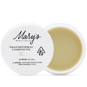 Mary's medicinals - MINI TRANSDERMAL COMPOUND 1:1